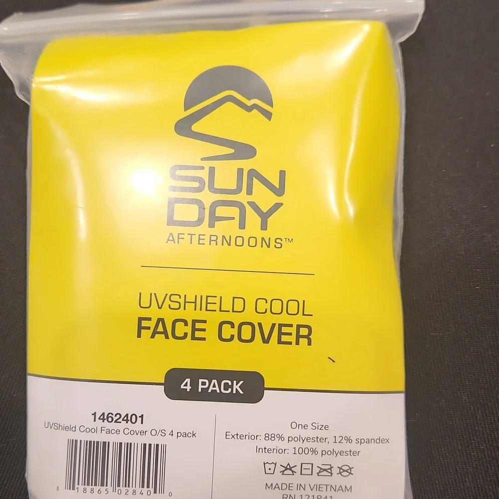 Sunday Afternoons UVShield Cool Face Cover 4 pack